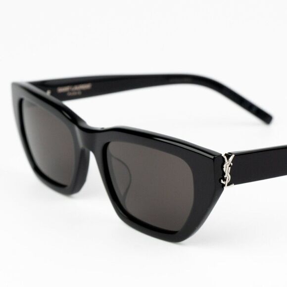 NEW Saint Laurent SLM127/F 001 Black Cat Eye Women Sunglasses main image 11
